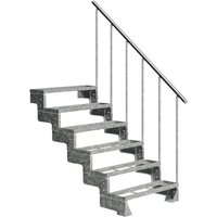 DOLLE Außentreppe »Gardentop«, 6 Einlegestufen, silber, 108 cm Geschosshöhe - silberfarben DOLLE Außentreppe »Gardentop«, 6 Einlegestufen, silber, 108 cm Geschosshöhe - silberfarben von DOLLE
