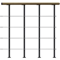 DOLLE Brüstungsgeländer, Holz, Länge: 100 cm - grau DOLLE Brüstungsgeländer, Holz, Länge: 100 cm - grau von DOLLE
