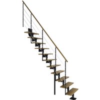 DOLLE Mittelholmtreppe, Metall, 11 Stufen, max. Geschosshöhe - grau DOLLE Mittelholmtreppe, Metall, 11 Stufen, max. Geschosshöhe - grau von DOLLE