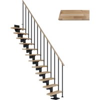 DOLLE Mittelholmtreppe »Dublin«, buchenholz, 11 Stufen, bis 270cm Raumhöhe - grau DOLLE Mittelholmtreppe »Dublin«, buchenholz, 11 Stufen, bis 270cm Raumhöhe - grau von DOLLE