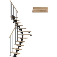 DOLLE Mittelholmtreppe »Dublin«, buchenholz, 14 Stufen, bis 337cm Raumhöhe - grau DOLLE Mittelholmtreppe »Dublin«, buchenholz, 14 Stufen, bis 337cm Raumhöhe - grau von DOLLE