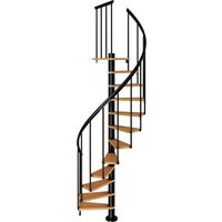 DOLLE Spindeltreppe »Calgary«, bis 280,5 cm Raumhöhe - grau von DOLLE