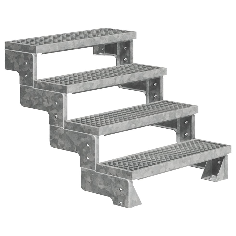 Dolle Außentreppe Gardentop 4 Stufen ohne Geländer Breite 80 cm Gitterrost Dolle Außentreppe Gardentop 4 Stufen ohne Geländer Breite 80 cm Gitterrost von DOLLE