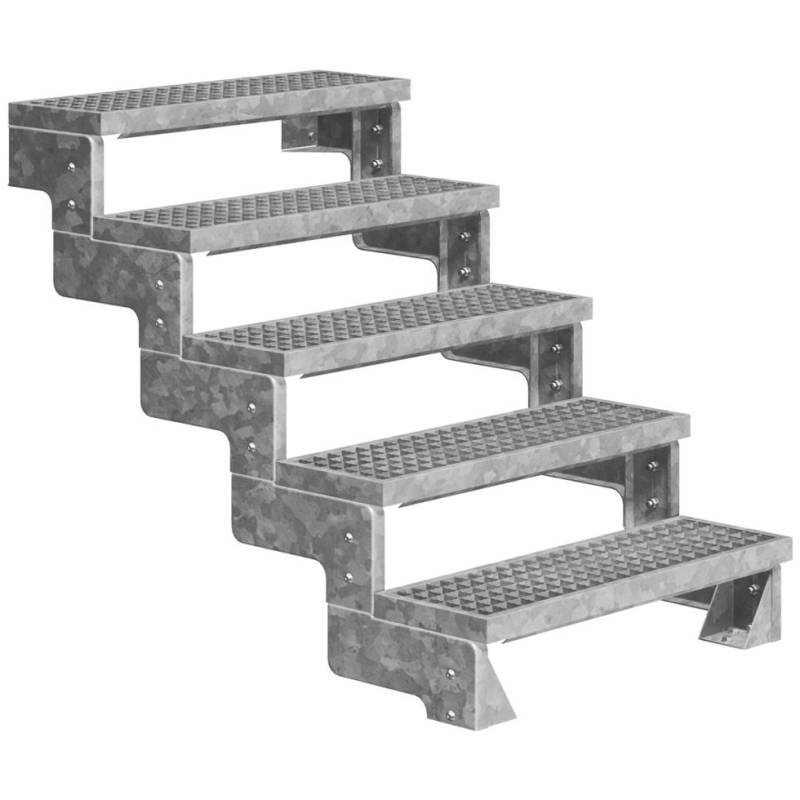 Dolle Außentreppe Gardentop 5 Stufen ohne Geländer Breite 80 cm Gitterrost Dolle Außentreppe Gardentop 5 Stufen ohne Geländer Breite 80 cm Gitterrost von DOLLE