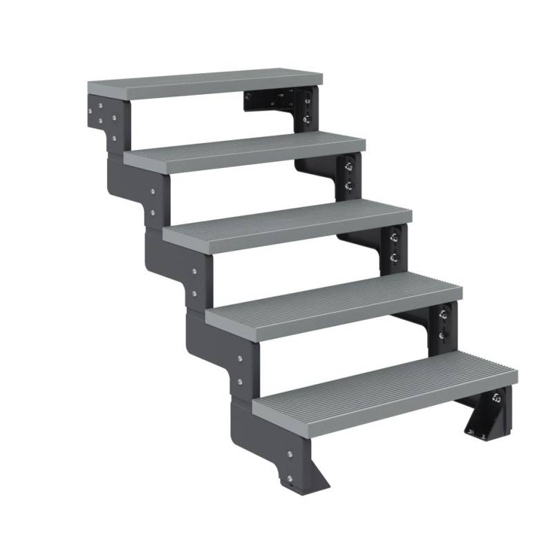 Dolle Außentreppe Trimax Gardentop 5 Stufen 80 cm ohne Geländer grau Dolle Außentreppe Trimax Gardentop 5 Stufen 80 cm ohne Geländer grau von DOLLE