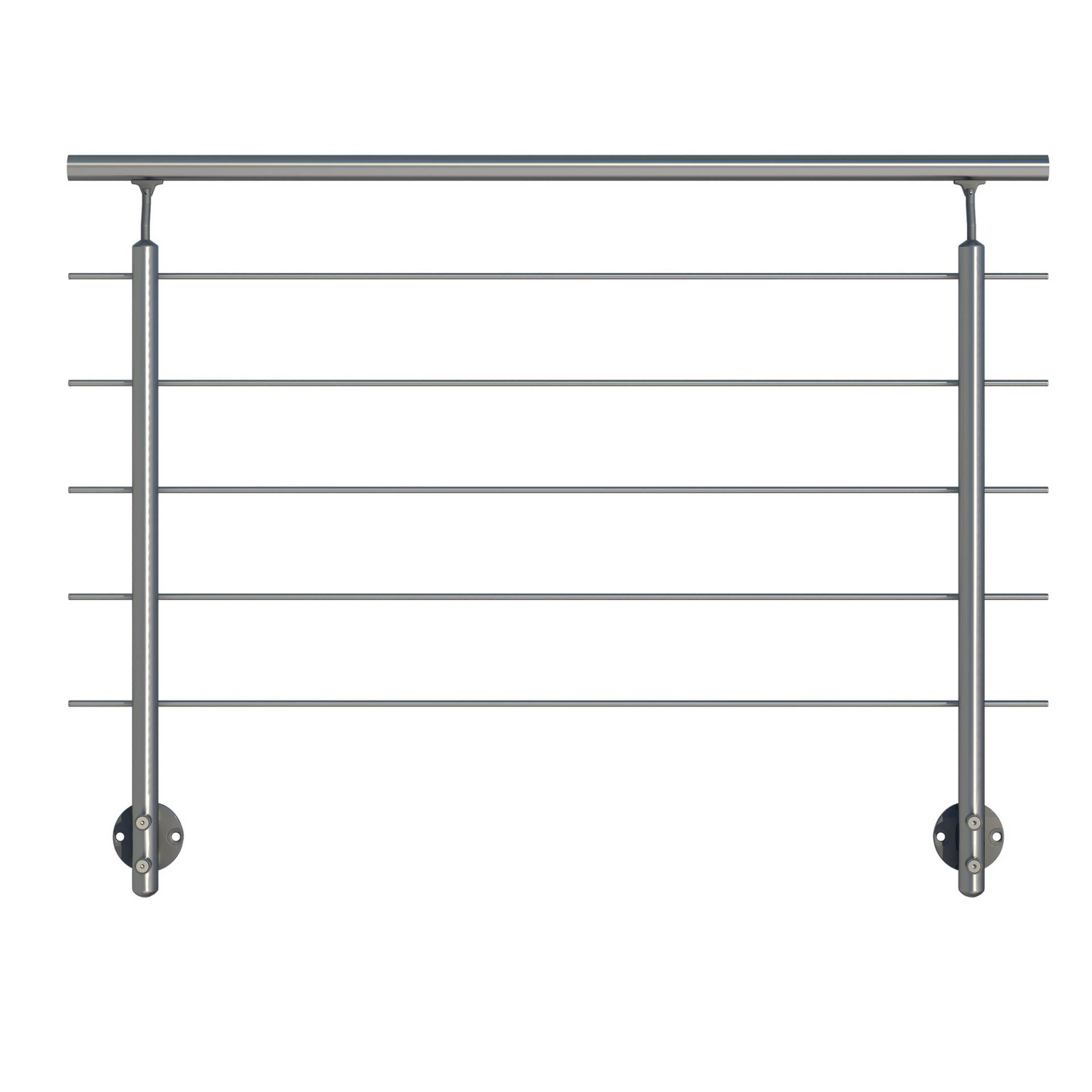 Dolle Geländerset 'PS 011' Aluminium 150 cm Bodenmontage Dolle Geländerset 'PS 011' Aluminium 150 cm Bodenmontage von DOLLE