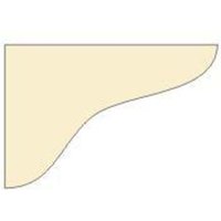 Dolle Konsole Holz Basic, Fichte roh, für 20er Regalboden Regalhalter von DOLLE