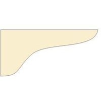 Dolle Konsole Holz Basic, Fichte roh, für 30er Regalböden Regalhalter von DOLLE