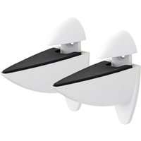 Dolle Metallclip-Set Ara verstellbar 0,6-2,5 cm weiß 2 stück Wandregal von DOLLE