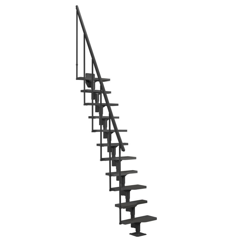 Dolle Mittelholmtreppe 'Atlanta' Metall anthrazit pulverbeschichtet bis 300 cm Dolle Mittelholmtreppe 'Atlanta' Metall anthrazit pulverbeschichtet bis 300 cm von DOLLE