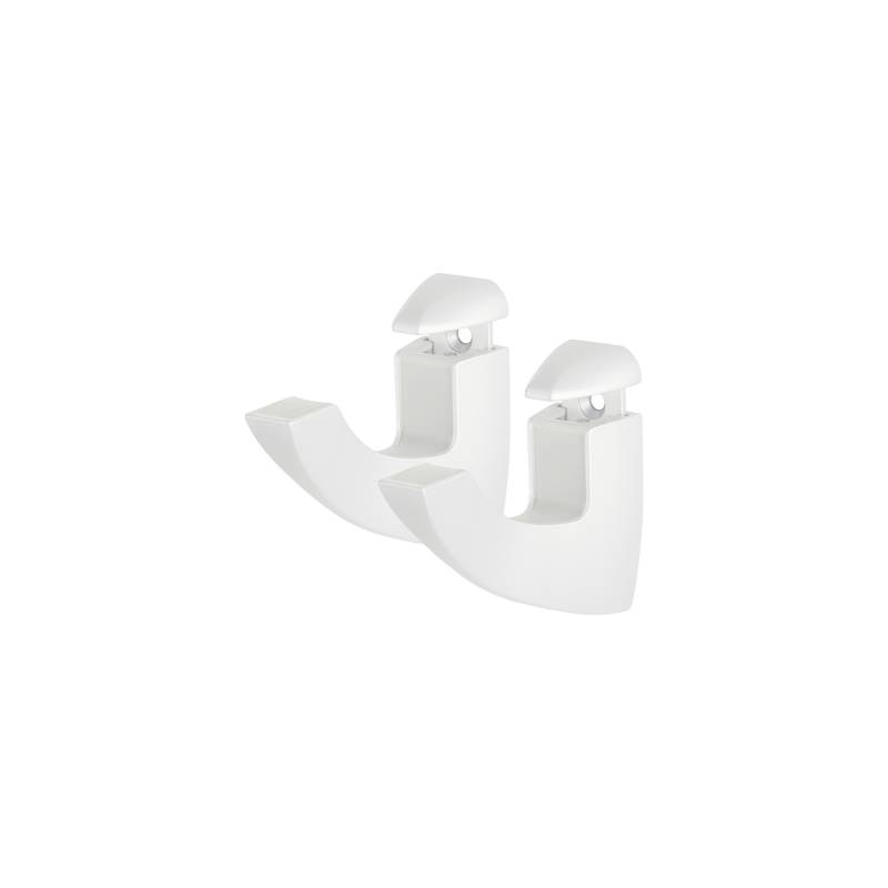 Dolle Regalträger 'Scoop Maxi' polarweiß 5 - 40 mm, 2er-Set von DOLLE