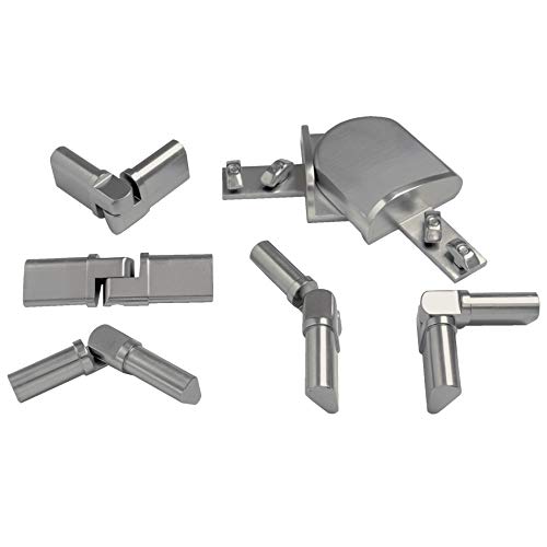 DOLLE Eckverbindungs-Set/Gelenkverbinder für variable Erweiterung von 1 Aluminiumhandlauf Tropfenform und 5 Aluminiumstäbe DOLLE Eckverbindungs-Set/Gelenkverbinder für variable Erweiterung von 1 Aluminiumhandlauf Tropfenform und 5 Aluminiumstäbe von DOLLE