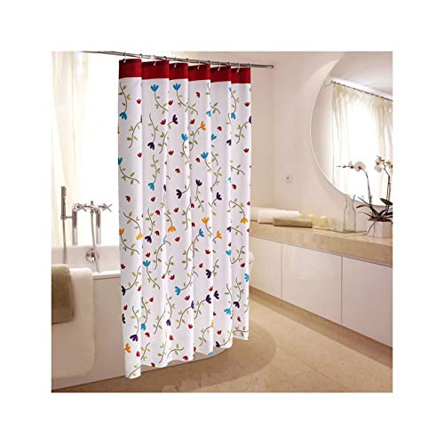 DOLOVE Duschvorhang Polyester Waschbar Duschvorhang 280x200 Blume Vintage Bad Vorhang Anti-Schimmel DOLOVE Duschvorhang Polyester Waschbar Duschvorhang 280x200 Blume Vintage Bad Vorhang Anti-Schimmel von DOLOVE