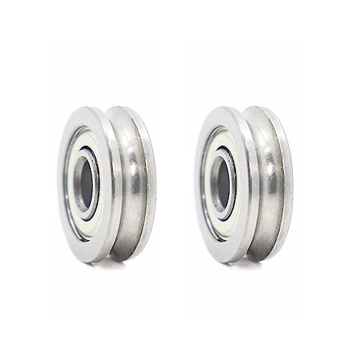 10PCS MR83ZZ Außenring mit U-Nut Edelstahllager 3 * 8 * 3mm Miniatur MR 83 ZZ U-Nut Radlager Zubehör von DOLUNTO