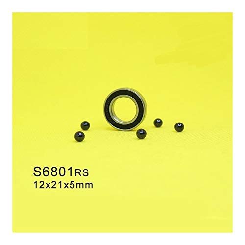 1PC Hybrid Keramiklager S6801 S6801RS 440C Edelstahlringe mit Si3N4 Keramikkugeln Lager 12 * 21 * 5mm Zubehör 1PC Hybrid Keramiklager S6801 S6801RS 440C Edelstahlringe mit Si3N4 Keramikkugeln Lager 12 * 21 * 5mm Zubehör von DOLUNTO