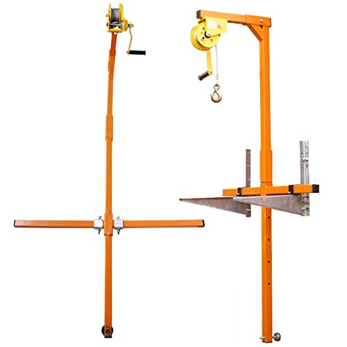 DOLUNTO 1 Teile/Satz Kleine Kran Hebe Halterung for Klimaanlage Externe Maschine Handkurbel Tragbare Hebe Maschine (Farbe : with 10M Winch) von DOLUNTO