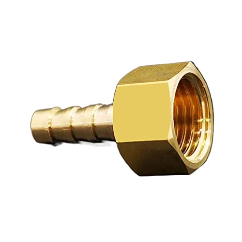 DOLUNTO 2 x Messing-Rohrverschraubung, 6 mm - 12 mm Schlauchtülle x M12 M14 M18 M20 metrisches Innengewinde, Adapterstecker (Größe : 10-M18x1.5) von DOLUNTO