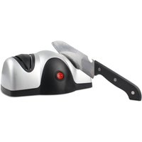 Messerschärfer Elektrisch mit 2 Stufen, Wetzstahl Knife Sharpener Küchenmesser Schärfer Messerschleifer Profi für Klingen aus Aluminium Carbon von DOMAIER