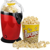 Popcornmaschine für Zuhause, Elektrischer Popcorn-Maker, Rot, Größe: 30,5 x 17 x 16,3 cm, Gewicht: 0,79 kg - Rot von DOMAIER