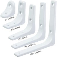 Regalwinkel in weiss 75 x 75 mm von DOMAX