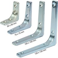 Regalwinkel verzinkt 75 x 75 mm von DOMAX