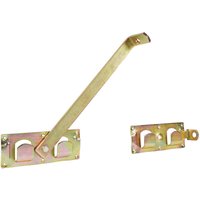 Doppeltor-Überwurf Tor-Riegel in gelb verzinkt von DOMAX