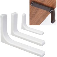 Hochglanz Regal-Träger in braun 18 x 11,5 cm von DOMAX