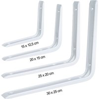 Regalwinkel in weiss 15 x12,5 cm Regalwinkel in weiss 15 x12,5 cm von DOMAX