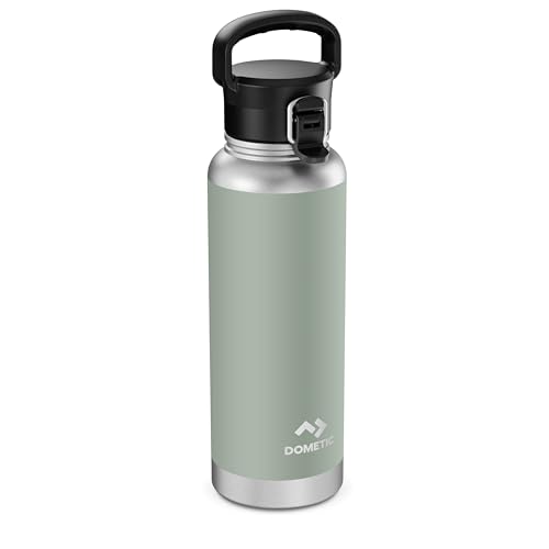 Dometic Thermo Bottle 120 - Thermosflasche 1200ml - Größe Trinkflasche Edelstahl - Spülmaschinenfest, BPA-Frei, Doppelwandig - Thermoskanne, Isolierflasche - Moss von DOMETIC