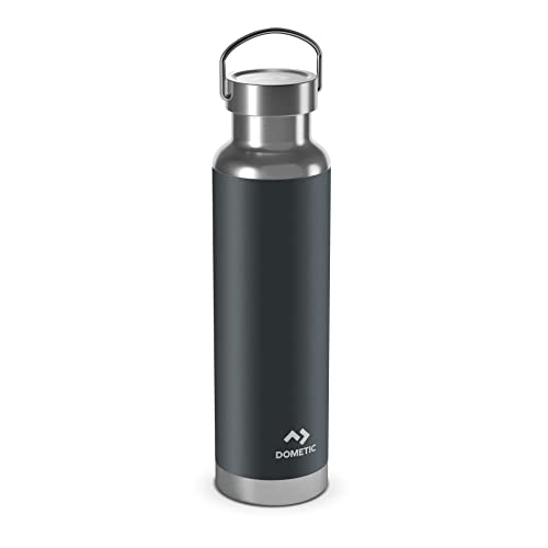 Dometic Thermo Bottle 66 - Thermosflasche 660ml - Trinkflasche Edelstahl - Spülmaschinenfest, BPA-Frei, Doppelwandige Isolierung - Thermoskanne, Isolierflasche - Slate von DOMETIC