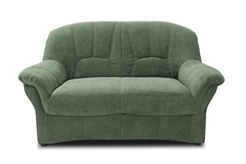 DOMO. collection Sofa Bahia FK, 2er Couch mit Federkernpolsterung, Federkernsofa in klassischem Design, 2 Sitzer, Polstermöbel 153 x 57 x 91 cm (BxTxH), grün DOMO. collection Sofa Bahia FK, 2er Couch mit Federkernpolsterung, Federkernsofa in klassischem Design, 2 Sitzer, Polstermöbel 153 x 57 x 91 cm (BxTxH), grün von DOMO. collection