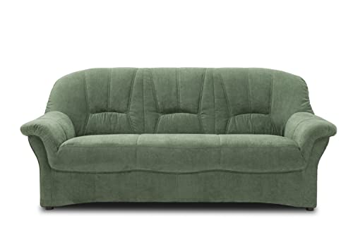 DOMO. collection Sofa Bahia FK, 3er Couch mit Federkernpolsterung, Federkernsofa in klassischem Design, 3 Sitzer, Polstermöbel 200 x 57 x 91 cm (BxTxH), grün DOMO. collection Sofa Bahia FK, 3er Couch mit Federkernpolsterung, Federkernsofa in klassischem Design, 3 Sitzer, Polstermöbel 200 x 57 x 91 cm (BxTxH), grün von DOMO. collection