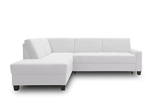 DOMO. collection Ecksofa Londrina, Sofa in L-Form, Eckcouch, Ecksofa, Polsterecke 243 x 209 x 84 cm (BxTxH), silber weiß DOMO. collection Ecksofa Londrina, Sofa in L-Form, Eckcouch, Ecksofa, Polsterecke 243 x 209 x 84 cm (BxTxH), silber weiß von DOMO. collection