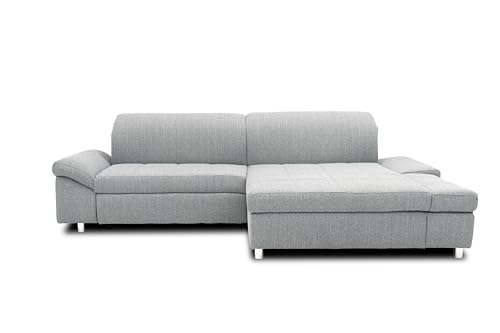 DOMO. collection Ecksofa Mika, Sofa in L-Form, Eckcouch, Polsterecke 260 x 178 x 80 cm (BxTxH), grau von DOMO. collection