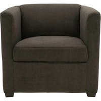 DOMO Collection Sessel BOB braun schwarz Stoff von DOMO Collection