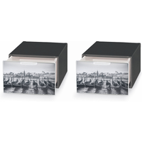 Schreibtisch Ablageboxen 2er-Set Q-Box mini von DOMO Living