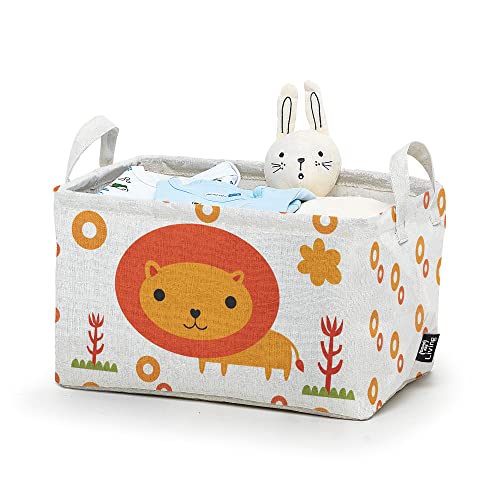 DOMO PAK LIVING Korb mit Griffen mit Leo-Dekor DOMO PAK LIVING Korb mit Griffen mit Leo-Dekor von Domopak Living