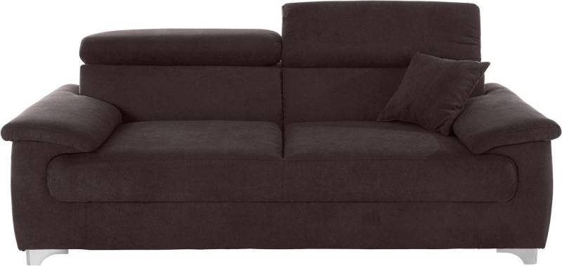 DOMO collection 2,5-Sitzer Mira inklusive Kopfteilverstellung für mehr Wohlfühlkomfort, elegant und modern, komfortabel, frei im Raum stellbar von DOMO collection