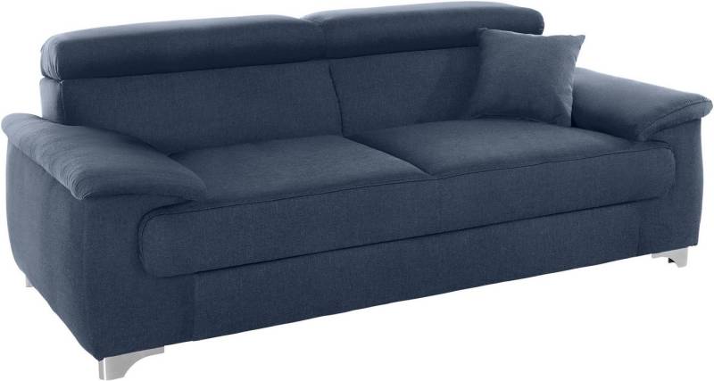 DOMO collection 2,5-Sitzer Mira inklusive Kopfteilverstellung für mehr Wohlfühlkomfort, elegant und modern, komfortabel, frei im Raum stellbar von DOMO collection