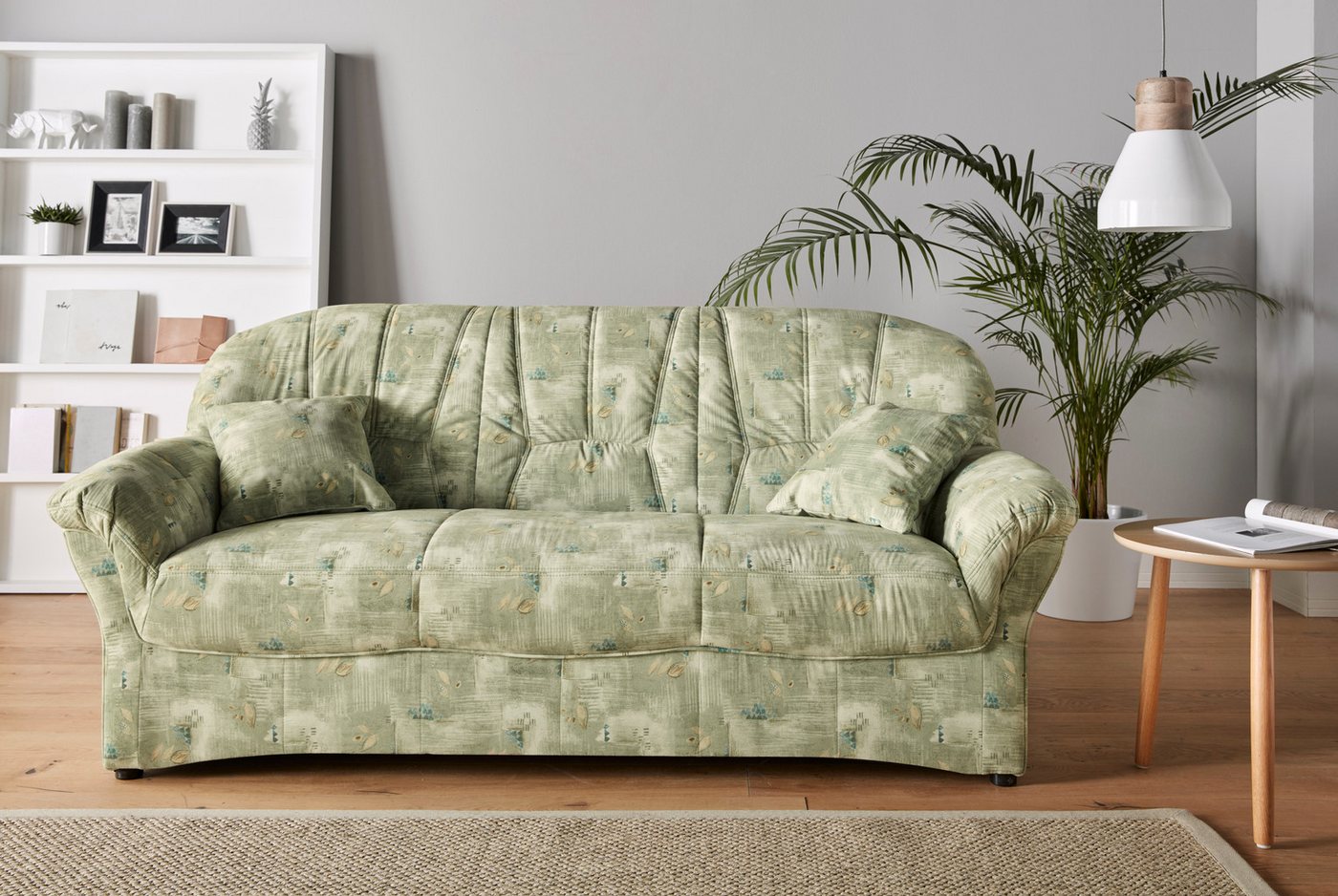 DOMO collection 3-Sitzer Bahia Couch, B/T: 200/92 cm, belastbar bis 140kg/ Sitz, mit Federkern, Microfaser, natur DOMO collection 3-Sitzer Bahia Couch, B/T: 200/92 cm, belastbar bis 140kg/ Sitz, mit Federkern, Microfaser, natur von DOMO collection