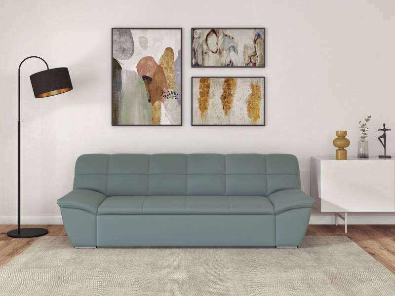 DOMO collection 3-Sitzer Splash, moderne Steppung im Sitz und Rücken, komfortabel, flache Armlehnen zum Entspannen von DOMO collection