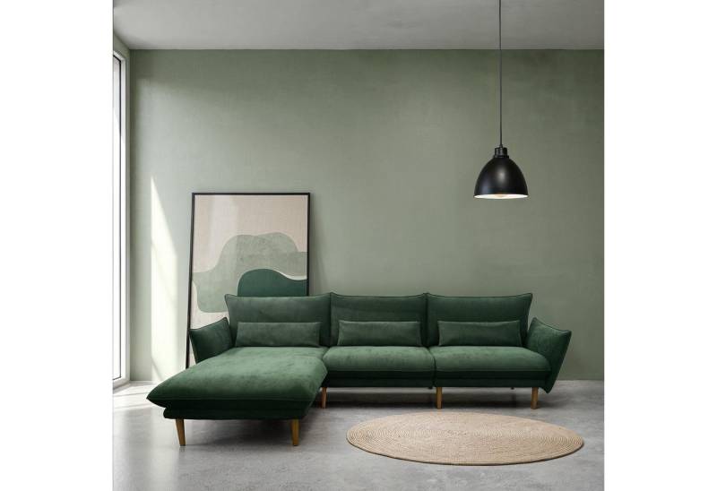 DOMO collection Ecksofa 100 032 modern mit schmalen Armlehnen, Breite 282cm, L-Form von DOMO collection