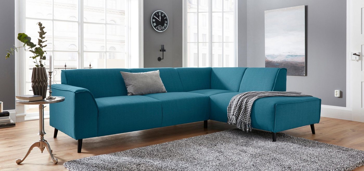 DOMO collection Ecksofa Amora L-Form, mit Ottomane, inklusive komfortablen Federkerns von DOMO collection