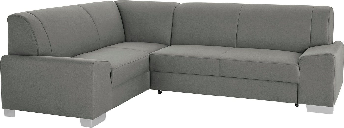 DOMO collection Ecksofa Anzio L-Form, Wahlweise mit Bettfunktion und Federkern von DOMO collection