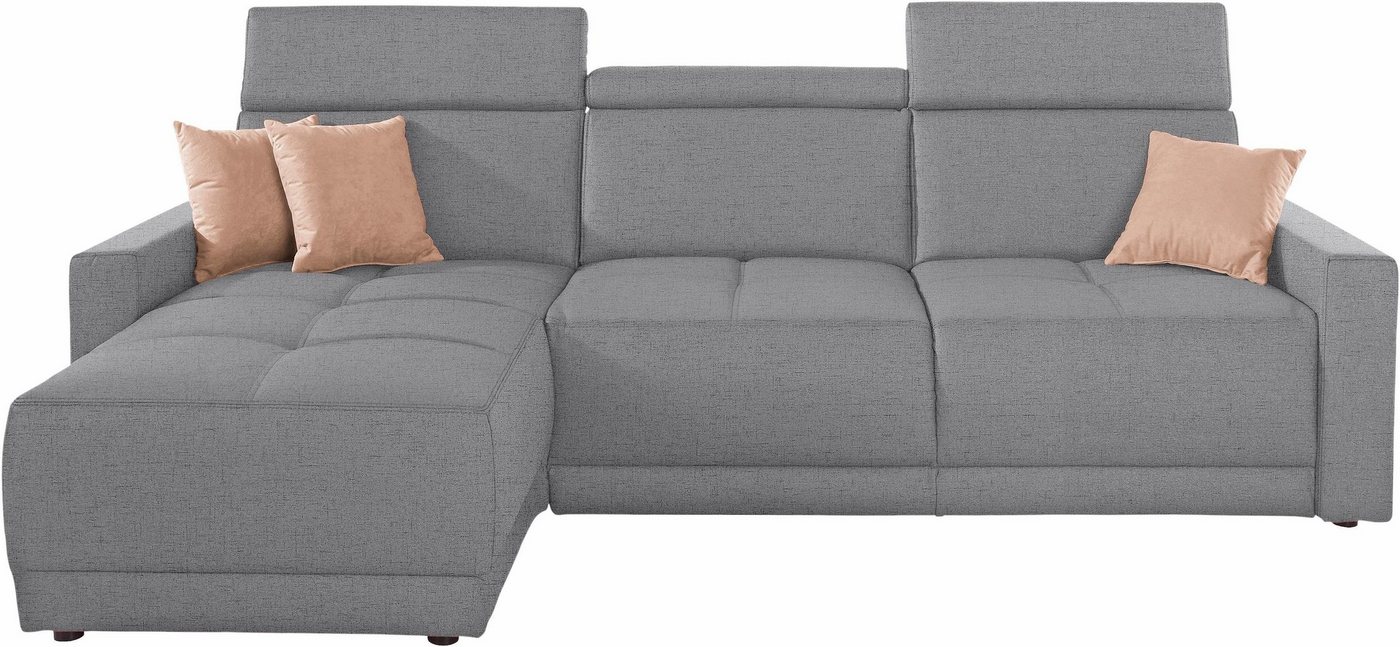 DOMO collection Ecksofa Ava mit moderner Sitzheftung & toller Doppelnaht, komfortabel, L-Form, mit Recamiere, inkl. Federkern, wahlweise mit Kopfteilverstellungen DOMO collection Ecksofa Ava mit moderner Sitzheftung & toller Doppelnaht, komfortabel, L-Form, mit Recamiere, inkl. Federkern, wahlweise mit Kopfteilverstellungen von DOMO collection