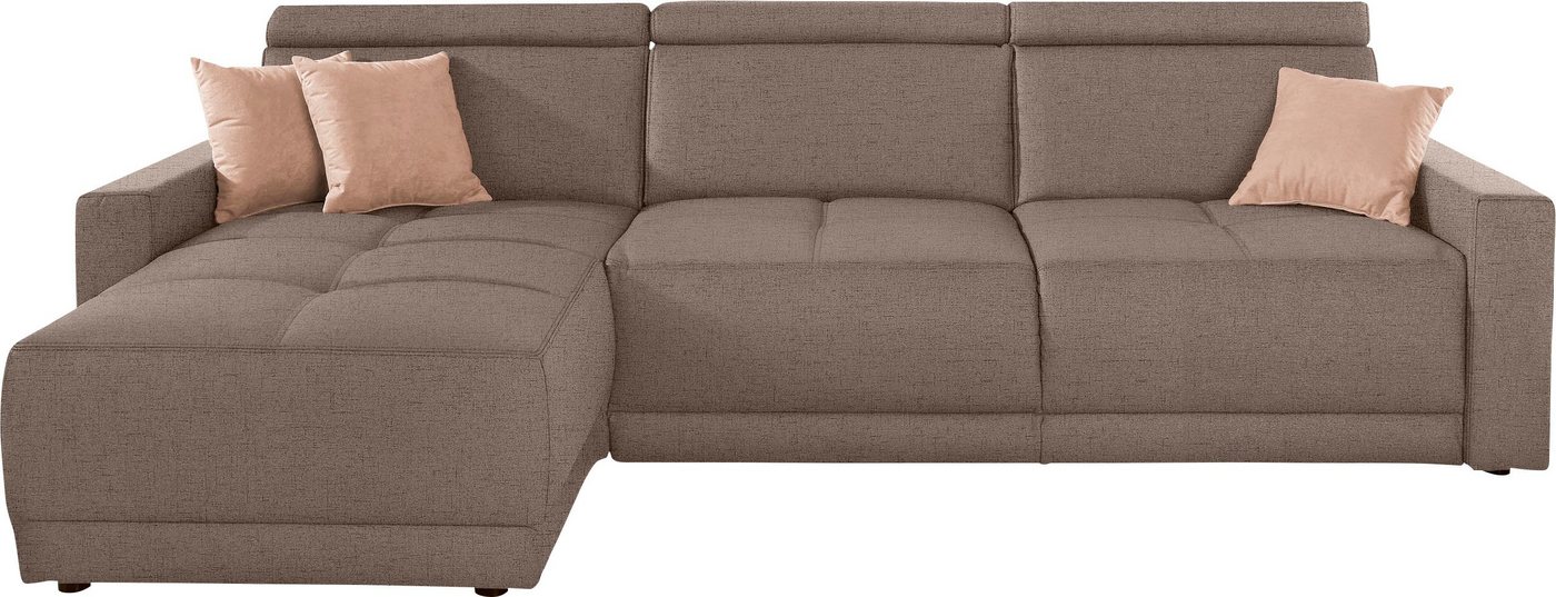 DOMO collection Ecksofa Ava mit moderner Sitzheftung & toller Doppelnaht, komfortabel, L-Form, mit Recamiere, inkl. Federkern, wahlweise mit Kopfteilverstellungen DOMO collection Ecksofa Ava mit moderner Sitzheftung & toller Doppelnaht, komfortabel, L-Form, mit Recamiere, inkl. Federkern, wahlweise mit Kopfteilverstellungen von DOMO collection