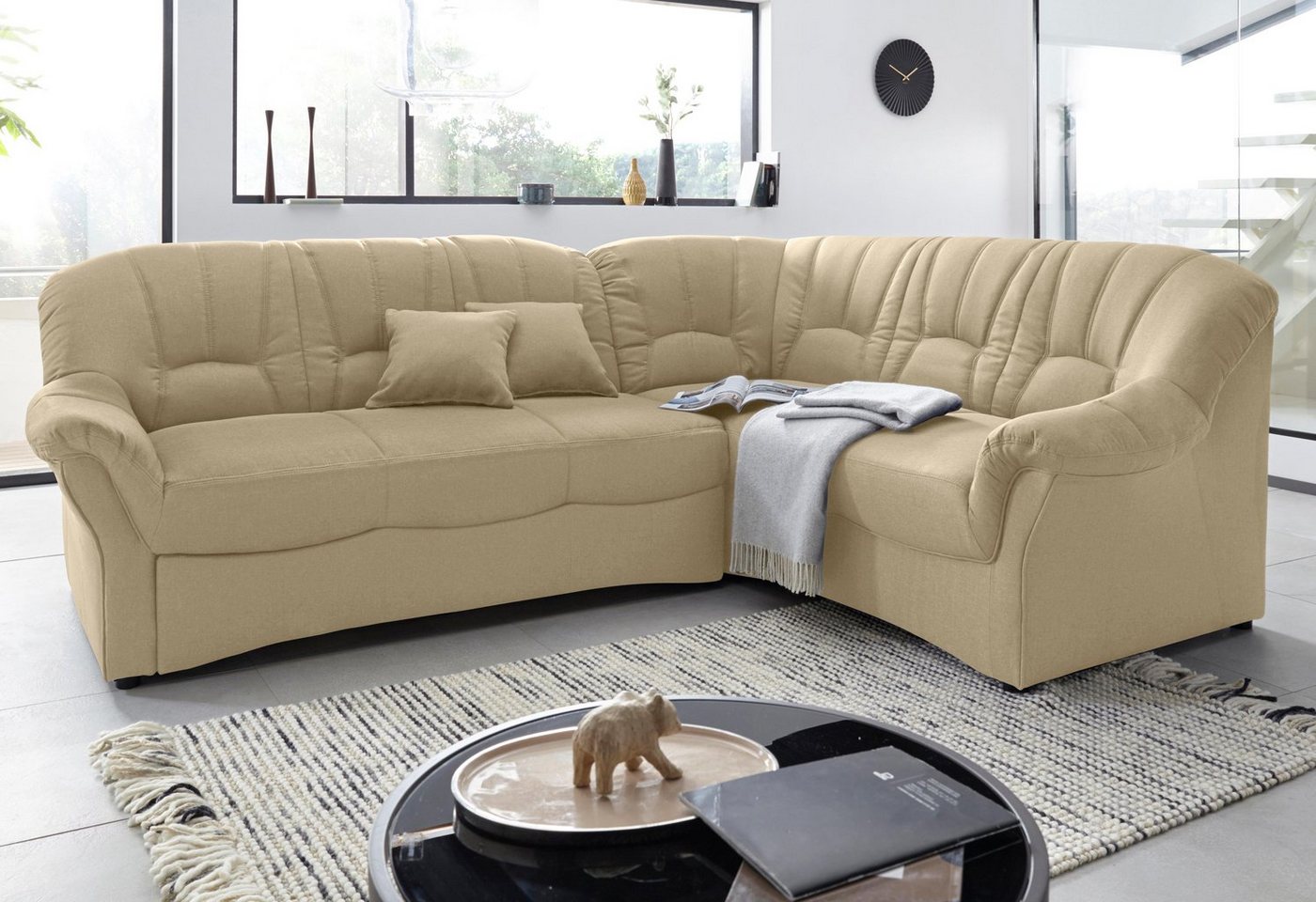 DOMO collection Ecksofa Bahia L-Form, wahlweise mit Bettfunktion von DOMO collection