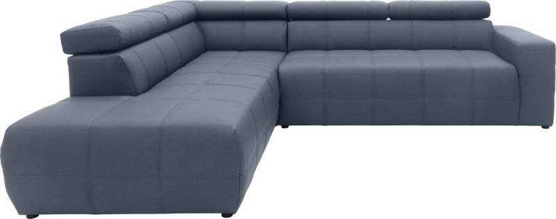 DOMO collection Ecksofa Brandon L-Form, auch in Leder, inklusive Kopfteilverstellung, wahlweise mit Sitztiefenverstellung von DOMO collection