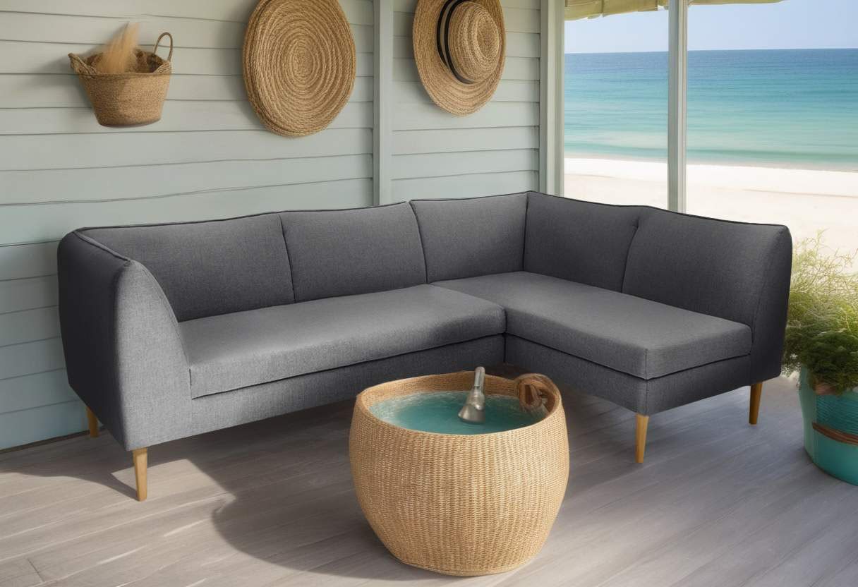 DOMO collection Ecksofa Filho, individuell erweiterbar, L-Form für Terrasse, Garten und Balkon, speziell für Outdoor von DOMO collection