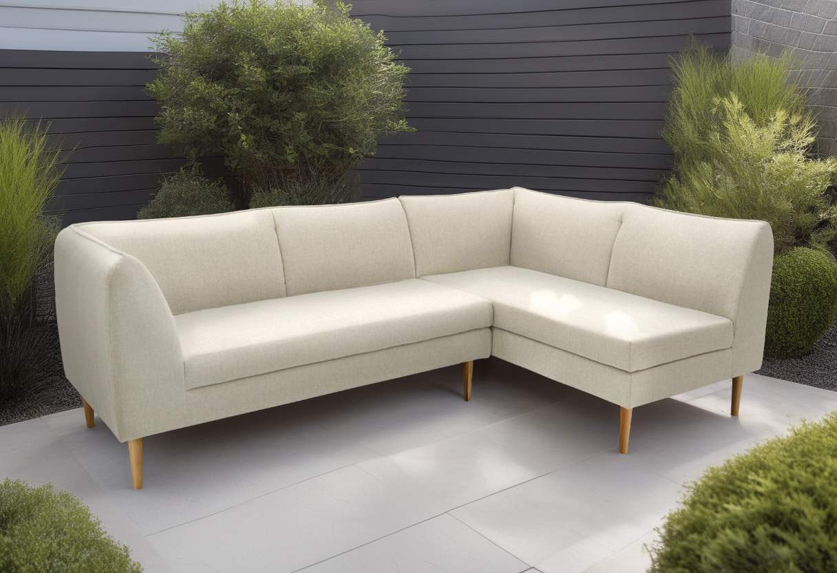 DOMO collection Ecksofa Filho, individuell erweiterbar, L-Form für Terrasse, Garten und Balkon, speziell für Outdoor von DOMO collection